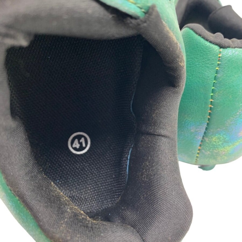 DWZRG Betoosen Mens Road Cycling Shoes Indoor/Outdoor Green/Black Iridescent 8 M - Picture 8 of 9